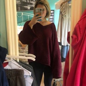 Maroon sweater